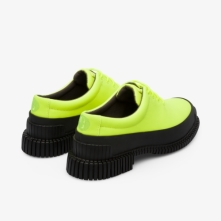 Camper Pix Formal Shoes Black / Yellow - Womens Singapore RWJDGY-437